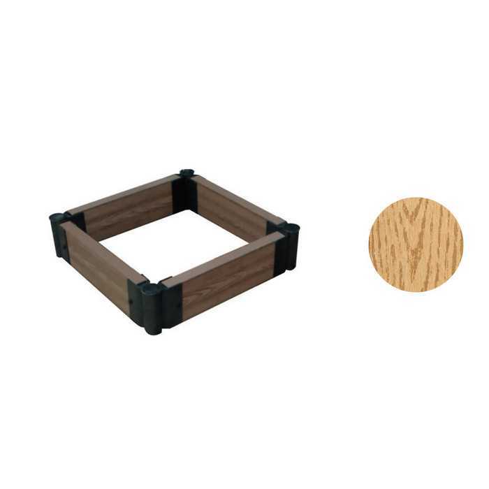 Комплект ограждения для клумбы CM Garden 600х600 мм Дуб