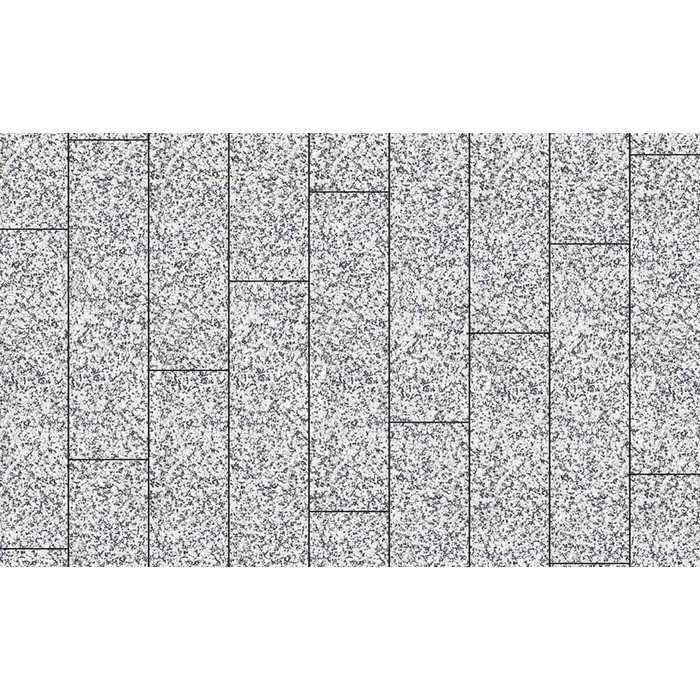 Плитка тротуарная Прямоугольник (Ла-Линия) В.11.П.10 Стоунмикс Бело-черный 400х100х100 мм